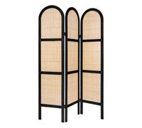Atmosphera Créateur d'intérieur - Paravent Déco Cannage Sana 120x170cm Noir