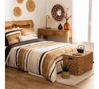 Parure de lit ""Hana"" percale 240x220cm - Atmosphera createur d'interieur