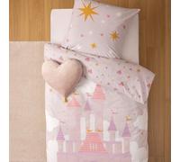 Atmosphera Parure de lit château 140x200cm Rose