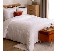 Atmosphera Créateur d'intérieur - Parure de Lit "Satiné" 260x240cm Blanc Blanc G