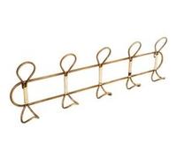 Atmosphera Créateur d'intérieur - Patère 5 Crochets en Métal "Ilana" 76cm Or Or G