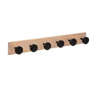 ATMOSPHERA CREATEUR D'INTERIEUR Patère Bois 6 têtes Noir
