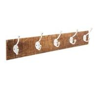 Atmosphera Créateur d'intérieur - Patère en Bois 5 Crochets "Patel" 74cm Naturel Marron G