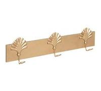 Atmosphera Créateur d'intérieur - Patère Murale 3 Crochets Artif 58cm Or Or G