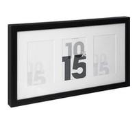 Pêle-mêle bois ""Eva"" noir 3 photos - Atmosphera createur d'interieur