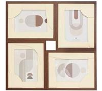 Atmosphera Créateur d'intérieur - Pêle-Mêle 4 Photos "Jilani" 47cm Naturel Marron