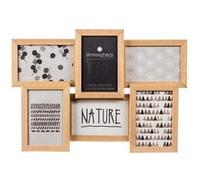 Atmosphera Pêle-Mêle Mia – 6 cadres photos en bois – 10 x 15 cm