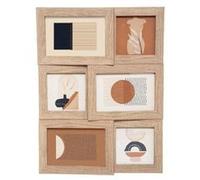 Atmosphera Créateur d'intérieur - Pêle-Mêle 6 Photos Déco Loe 40cm Marron Marron G