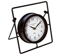 ATMOSPHERA CREATEUR D'INTERIEUR Pendule Horloge à Poser - Style rétro - Coloris Noir
