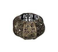 Atmosphera Créateur d'intérieur - Photophore Ajouré en Métal "Opra" 11cm Or