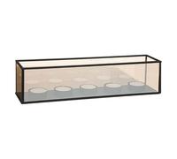 Atmosphera Créateur d'intérieur - Photophore Déco 5 Bougies "Infini" 34cm Noir