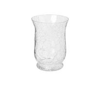 Atmosphera Créateur d'intérieur - Photophore en Verre Craquelé "Évasé" 15cm Transparent Transparent G