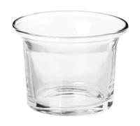 Atmosphera Créateur d'intérieur - Photophore en Verre "Évasé" 5cm Transparent