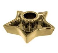 Atmosphera Créateur d'intérieur - Photophore Étoile "La Maison des Couleurs" 10cm Or