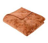 Atmosphera - Plaid Flanelle Roy Terracotta 125x150cm