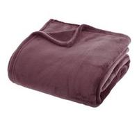 Créateur d'intérieur - Plaid en Flanelle Uni "Ollis" 180x230cm Violet