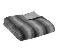 Atmosphera Créateur d'intérieur - Plaid Imitation Fourrure "Grizzli" 180x230cm Gris Gris G