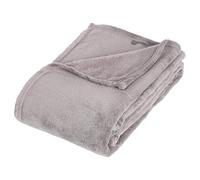 Atmosphera Créateur d'intérieur - Plaid Polaire "Microfibre" 125x150cm Gris