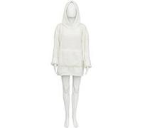 Atmosphera Créateur d'intérieur - Plaid Sweat Imitation Fourrure "Teddy" 70x106cm Blanc Blanc G