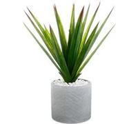 Atmosphera Créateur d'intérieur - Plante Artificielle en Pot "Aloe Vera" 47cm Vert Vert, Vert G