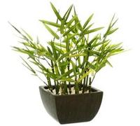 Atmosphera – Bambou artificiel H35 cm – Plante en pot – Noir