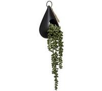 Atmosphera Créateur d'intérieur - Plante Artificielle Suspendue Tropique 50cm Noir noir G