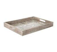 Atmosphera Créateur d'intérieur - Plateau de Service à Motifs Eté 40cm Naturel