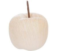 Atmosphera Créateur d'intérieur - Pomme en Céramique Effet "Bois" 9cm Beige Beige G