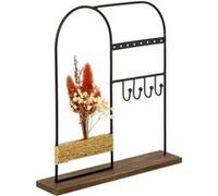 Atmosphera Créateur d'intérieur - Porte-Bijoux en Métal "Automne" 26cm Noir Noir G