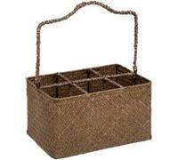 Atmosphera Créateur d'intérieur - Porte-Bouteilles 6 Emplacements "Floral" 37cm Marron G