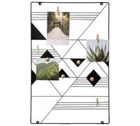 Atmosphera Créateur d'intérieur - Porte Photo Mural en Métal "Elora" 55cm Noir
