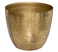 Pot ""Oasis"" métal doré D18cm - Atmosphera createur d'interieur