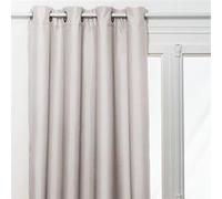 Créateur d'intérieur - Rideau Isolant à Oillets "Eliat" 140x260cm Beige Lin