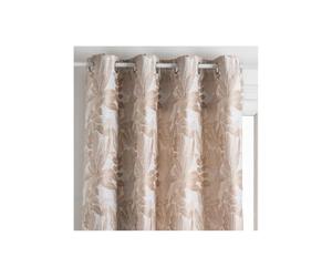 Atmosphera Créateur d'intérieur - Rideau Jacquard à Œillets Bejuco 140x260cm Lin
