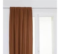 Atmosphera Créateur d'intérieur - Rideau Nid d'Abeille "Widdy" 130x260cm Terracotta G
