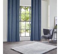 Atmosphera - Rideau occultant Effet Velours yupi Bleu Indigo 135x260cm
