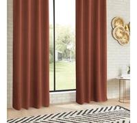 Rideau occultant ""Odelie"" terracotta 140x260cm - Atmosphera createur d'interieur