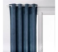 Rideau Lilou bleu egéen 140x260cm - Atmosphera createur d'interieur
