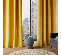 Rideau Lilou ocre Ocre 140 x 260 cm