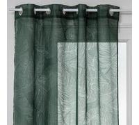 Atmosphera Créateur d'intérieur - Rideau Voilage à Œillets Devo 140x240cm Vert