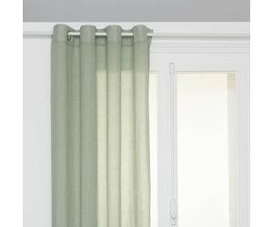 Atmosphera Créateur d'intérieur - Rideau Voilage à Œillets Paxta 135x240cm Vert Céladon