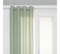 Atmosphera Créateur d'intérieur - Rideau Voilage à Œillets "Paxta" 135x240cm Vert Céladon Vert G