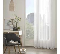 Atmosphera Créateur d'intérieur - Rideau Voilage Anissa 140x240cm Blanc