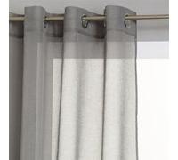 Atmosphera Créateur d'intérieur – Rideau voilage Etamine 140x240 cm Gris