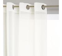 Atmosphera Créateur d'intérieur - Rideau Voilage Etamine 140x240cm Ivoire