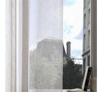 Atmosphera Créateur d'intérieur - Rideau Voilage "Fred" 140x240cm Blanc Blanc, Blanc G