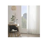 Atmosphera - Voilage en georgette - Blanc - 140 x 240 cm