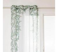 Atmosphera Créateur d'intérieur - Rideau Voilage Imprimé Ark 140x240cm Vert