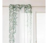 Voilage étamine vert 140x240cm - Atmosphera createur d'interieur