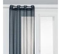 Atmosphera – Rideau voilage Moly – 135x240 cm – Bleu Égéen